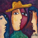 Guajiro entre dos mujeres (SOLD)